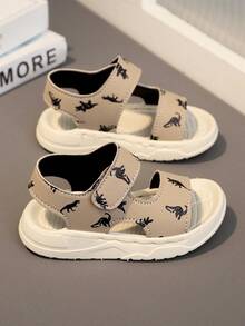 Infant Fashion Casual Rubber Soft Bottom Open Toe Cartoon Baby Sandals, Suitable For Spring And Summer