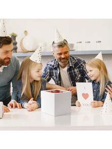 6pcs 10-Inch Cake Boxes, Size 10x10x8 Inch High, Disposable Carrier Containers With Lids, Bakery Boxes With Large Window, Suitable For Cupcakes, Pies, Pastries - Weddings, Birthdays, Parties - White - View 6