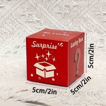 20pcs/Set Mark Gift Box Packaging Box, Red, Green, Yellow, And Pink, Perfect For Packaging Gifts, Prizes, And Creative Gift Boxes - Multicolor - View 3