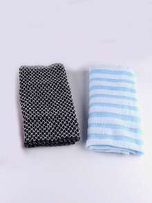 1/2pcs Japanese Style Exfoliating Bath Towel, Easily Lathers, Shower Scrubber For Men And Women - Multicolor - View 15