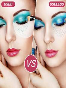 30/50/100pcs Eyeshadow Stickers, Eyelash Extension, Smokey Eye Makeup, Eyeliner, Makeup Tools, Non-Woven Fabric Eyelid Stickers, Eyelash Removal Tools - Multicolor - View 2