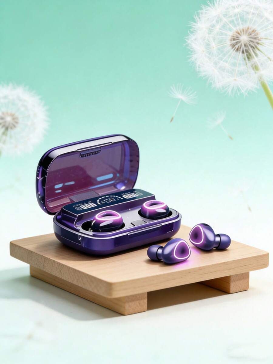 Original M10 Earphones, Wireless Bluetooth Earbuds, Stereo Noise Cancelling Earphones With Microphone And Speaker - Black - View 1