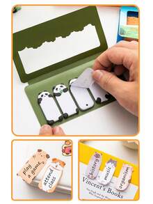 150张/包 动物主题便签本,可爱迷你动物造型便利贴,书签,标签,索引贴纸,学习用品,返校季必备 - 彩色 - 查看 5