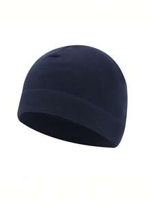 2024 Unisex Windproof Warm Fleece Knit Hat, Men's Winter Ski & Cycling Cap, Women's Casual Beanie - A - View 6