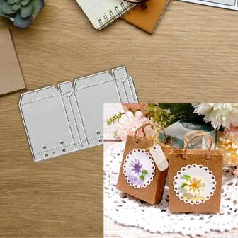 Metallskärverktyg för väskor, DIY-scrapbookingalbum och präglingsschabloner, verktyg för att göra gratulationskort, pappersskärningspyssel för kort, mallar för att göra presentkort