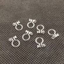 30个透明树脂粘贴式耳环配件