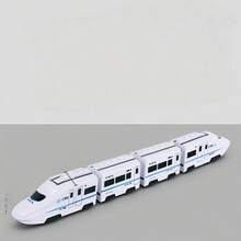 Harmony High-Speed Train Model, Omnidirectional Small Train High-Speed Rail Simulation Model, Desktop Decor Ornament, Luxury Home Desktop Decoration Collectible Craft - Multicolor - View 2
