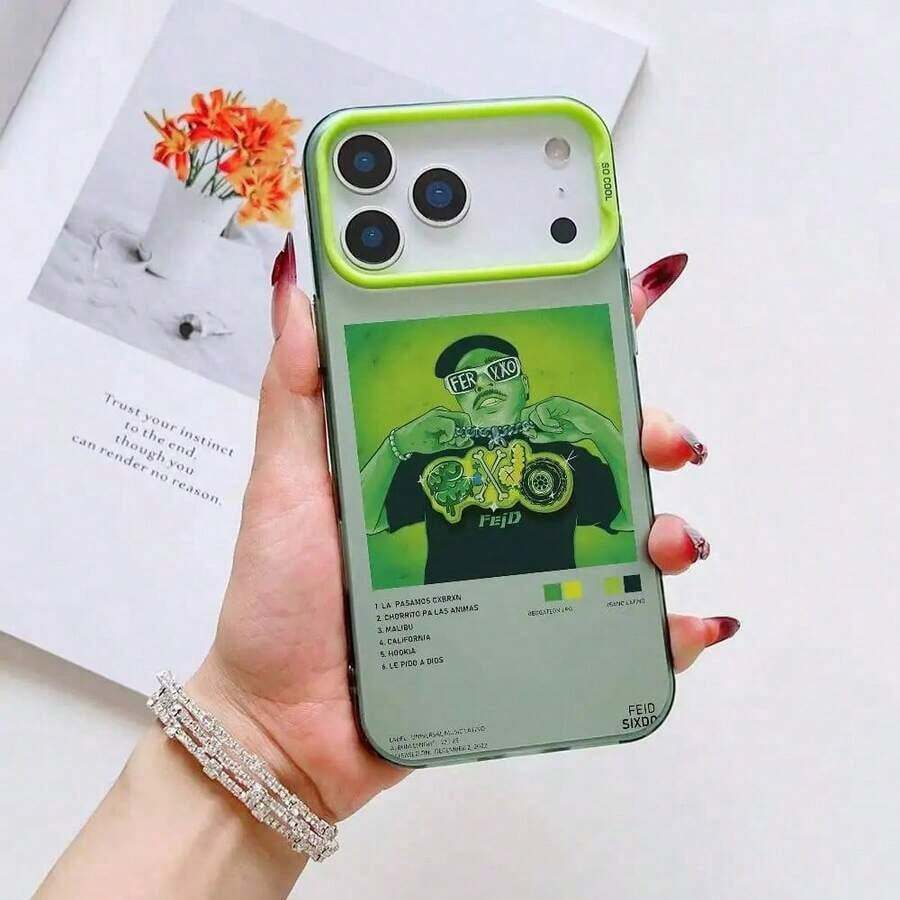 Funda de teléfono Feid F-Ferxxo Hot Singer para 11-17 Air Pro Max, colorida, antideslizante y con revestimiento anti-huellas - Z2 - Ver 1