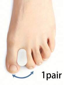 1 Paio di separatore per dita in TPU, comodo, morbido ed elastico separatore per dita, antiscivolo e inodore, adatto per tutti i tipi di scarpe - Bianco - Visualizzare 6