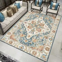 1 pieza Alfombra exterior a cuadros y rayas, alfombra grande para sala de estar, adecuada para patio, caravana, camping - lavable a máquina, antideslizante, alfombra de picnic cuadrada bohemia para el jardín