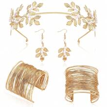 Greek Goddess Costumes And Accessories, Greek Women's Clothing, Leaf Crowns, Earrings, Belts, Cosplay Party Supplies, Valentine's Day Photo Props/Novelty Party Jewelry, Atmosphere-Creating Items, Heart Shapes, Valentine's Day. - Multicolor - View 12