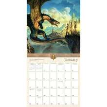 Walking Dead 2026 - Calendario de pared - Daryl Dixon, 12 x 12 pulgadas(Dragones de Ciruelo) - Multicolor - Ver 4