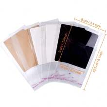 50pcs Jewelry Display Cards + 50pcs Self-Sealing Bags Earring Necklace Kraft Paper Tags Small Business Supplies