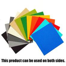 1pc Universal Building Blocks Base Plate, Toy Construction Base Board, Educational Puzzle Assembly Creative Building Blocks Accessory, Random Color - Multicolor - View 4
