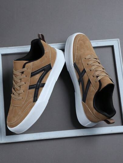 大码时尚休闲男鞋，经典时尚男士运动鞋系带跑步鞋，个性化男士休闲运动鞋街头鞋