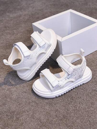 Fashionable Sequin Girls Sandals, Summer Children Beach Shoes, Girls Open Toe Princess Sandals