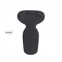 Women's O-Shaped 2-In-1 Thick Anti-Slip Gel Heel Pads, Self-Adhesive Heel Cushion Shock Absorbing T-Shaped Stickers - Black - View 11