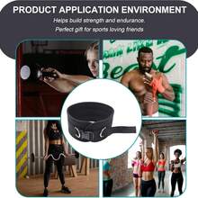 Weighted Pull-Up Fitness Back Muscle Strength Training Equipment, Thick Iron Chain, Waist Support Belt - Black - View 8