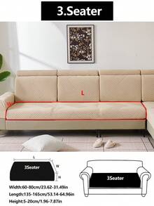 1 tấm bọc ghế sofa dày dặn, co giãn, giữ ấm, chống trượt, phủ kín toàn bộ ghế sofa, phù hợp cho mọi mùa, bọc ghế sofa bằng vải, có thể giặt máy, chống bụi, thân thiện với thú cưng, chăn trang trí sofa, có thể điều chỉnh cho sofa góc, phòng ngủ, văn phòng, phòng khách, sofa 1/2/3/4 chỗ ngồi. - Màu Khaki - Xem 15