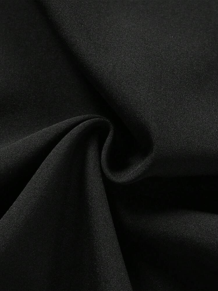 Men's Summer Casual Sports Shorts, Adjustable Drawstring Waistband, Suitable For Outdoor Activities, Cycling, Running And Daily Wear, Easter Shorts, Eid Al-Fitr Outfit - Black - View 4