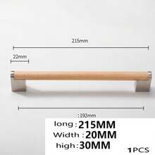 Walnut Solid Wood Cabinet Handles, Wooden Cabinet Handles, Solid Wood Drawer Pulls, Modern Solid Wood Cabinet Handles, Suitable For Kitchen, Cabinets And Drawers - Multicolor - View 26