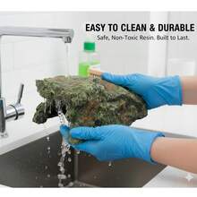 Reptile Rock Hideaway, Lizard Fence, Turtle Climbing Platform, Gecko & Snake Shelter, Habitat, Suitable For Breeding Enclosure And Aquarium Decor