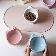 Cute Macaron Ceramic Cat Bowl, Dog Bowl, Pet Food Bowl, Pet Supplies - 300ml - View 9