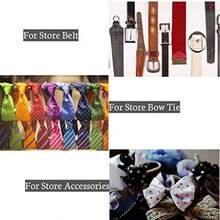 Organizador de corbatas 20 filas giran para abrir/ cerrar la rejilla para corbatas colgador de bufandas giratorias de 360 ​​grados para almacenamiento de corbatas bufandas cinturones y accesorio - como en la foto - Ver 5