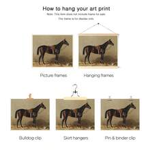 4 piezas/set de arte de pared con temática vintage de caballos, arte de pared con temática ecuestre, pintura de estilo rústico, adecuado como regalo, adecuado para decoración del hogar, decoración de habitaciones, decoración de dormitorios, decoración de salas de estar, decoración de baños, decoración de paredes, opcional con marco de arte de pared. - Marrón - Ver 8