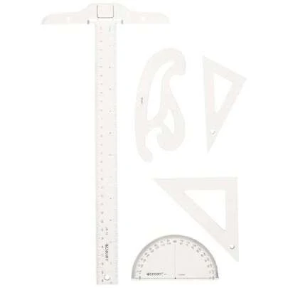 Drafting Set, Clear, SK-52,35221958