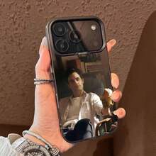 Funda de teléfono P-Penn Badgley Actor para 17,16,15,14,13,12,11,Pro,Max,Plus,E, cubierta de TPU negra - Z4 - Ver 12