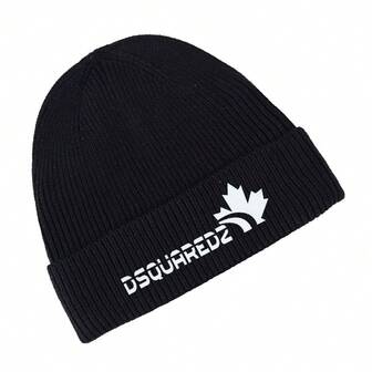 Christmas Hat, Unisex Winter Knitted Hat, Letter Embroidered Knitted Hat, Outdoor Thickened Warm Sports Hat.