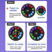 Veelogic Rotating Puzzle Sphere, Intelligence Training, Thinking Challenge, Early Education Toy For Children - Black - View 8