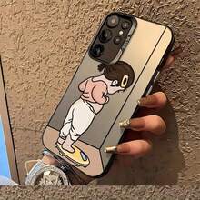 Funda de Teléfono para Chica Peso para Phone17 Promax 16 Promax/16 Plus/16 Pro/16, 15/14/13/12/11 Cubierta Trasera Antigolpes Mate - Negro - Ver 3