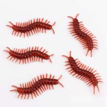 Simulation Cockroach + Centipede + Scorpion + Prank Toy Set! Highly Detailed And Realistic Texture That Will Make You Scream Office Pranks, Friend Gatherings, And White Elephant Exchange Party Must-Have! Soft Plastic Material, And Harmless, Easily Create Hilarious Scenes ~ Instant Party Atmosphere MVP - 蜈蚣 - 查看 7
