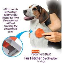 HARTZ ZZ83799 Cepillo con Puntas Curvas(Cepillo para destriturar Dogs) - Multicolor - Ver 5