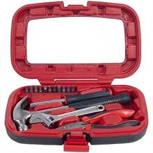 Stalwart 75-HT015 Household Hand Tools, Tool Set, 15 Piece(Rojo) - Multicolor - Ver 2