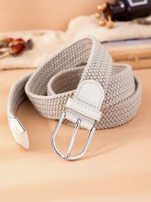 1条弹力编织男士腰带 - 经典扣环腰带，适合时尚青年 - 腰帶 - 查看 6