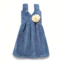 1 Piece Cute Hanging Hand Towel, Comes With A Small Hanger, Very Cute, Suitable Gifting To Family And Friends, Quick-Drying And Lint-Hand Towel, Suitable Home, Kitchen, And Family Use, Household, Kitchen Supplies > Bathroom Supplies > Bath Towels > Hand Towels - Quả cam - Xem 9