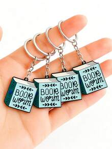 Creative Book Shaped Keychain, Gift For Book Lovers, Readers, Men, Women, Students - Multicolor - View 7