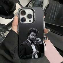 Funda de teléfono Thalapathy V-Vijay India para 17,16,15,14,13,12,11,Pro,Max,Plus, anti-caída, negra mate, parachoques duro - Z3 - Ver 8