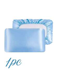 1pc/2pcs Satin Pillow Cases, Silk Pillow Cover Elastic Band Travel Pillowcover Soft Silk Satin Pillowcase For Hair Skin Standard Size/Queen Fit For Various Pillows,Secret Santa Gifts For Women,Valentine's Day Gifts, Stocking Fillers, Personalised Gifts, Christmas Gifts