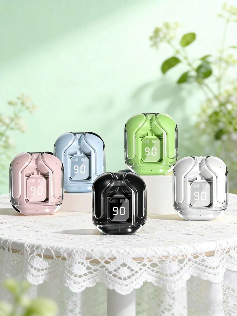 原装T2 TWS透明无线蓝牙耳机，HIFI音质无线耳机，高品质蓝牙5.3耳机 - 彩色 - 查看 1