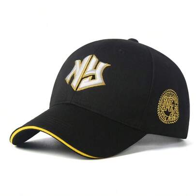 2025 New Letter Embroidery Baseball Cap, Fashionable & Versatile For Men & Women, Outdoor Casual Sun Protection Snapback