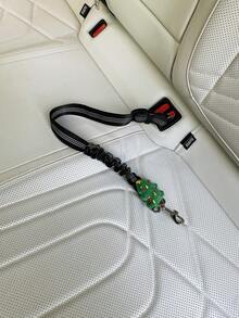 1pc Cute Pet Car Safety Belt Harness Leash, Creative Heart-Shaped Dog/Cat Vehicle Safety Tether Strap,Dog Accessories