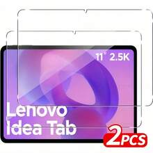 [Two Pieces Version] Tablet PC Tempered Glass Film, High-Definition Scratch-Resistant Anti-Fingerprint, Full-Screen Coverage Without Bubbles, To Attach, Suitable For P11/P12/Compatible With Xiaomi Redmi Pad/Compatible With Samsung Tab M Series And Other Models - Clear - View 1