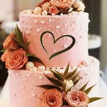 5-20 Heart-Shaped Cake Decorations - Elegant Golden Brown Hearts, Suitable For Weddings, Birthdays, Valentine's Day, Anniversaries, Party Cupcakes, Cakes - No Need For Electricity, Easy To Use - Perfect For Sweet Party Decorations, Celebration Embellishments, Decorative Highlights, High-Quality Edible Decorative Toppings, Preferred For Christmas, New Year, Valentine's Day, Party Event Planning