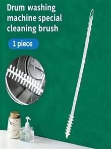 1/2/5件套滚筒洗衣机清洁刷 洗衣机滚筒内壁清洁刷 专用长柄刷 内壁缝隙刷 - 适用于清洁洗衣机、空调、风扇、管道、家用清洁工具