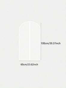 1 Stück Kleiderstaubbeutel, transparente waschbare Hängetasche, Mantel-, Anzug-Staubschutz, Kleiderschutz-Abdeckung mit Reißverschluss, halbtransparenter Kleiderschutz für die Kleiderschrank-Organisation, strapazierfähiges PEVA-Material, staub- und schimmelresistent, geeignet zum Aufbewahren von Saisonkleidung, platzsparend und einfach zu verwenden, schützt Kleidung vor Staub, Feuchtigkeit und Motten, perfekt für Zuhause und Reisen.