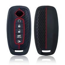 Premium Protective Key Cover, Compatible With Certain For Nissan Models, Including Sylphy, New Teana, Qashqai, And X-Trail Key Bags - Made Of Silicone Material - Shockproof And Wear-Resistant - Precisely Fitted And Colorfast. - 1pc - View 5